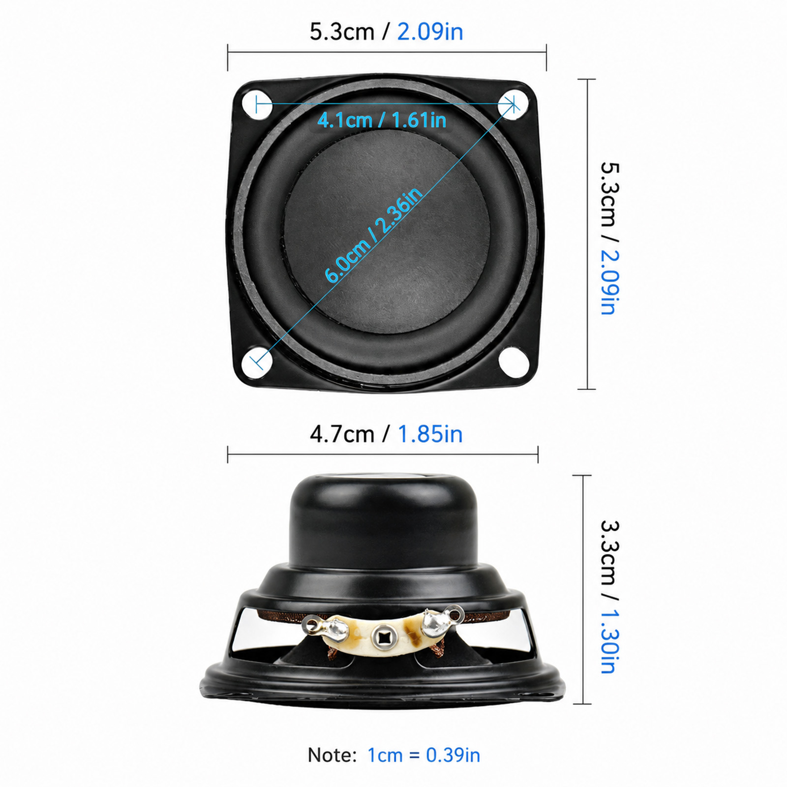 2Pcs 2 Inch Mini Audio Portabl - огляд і ціна Audio Home Cinema