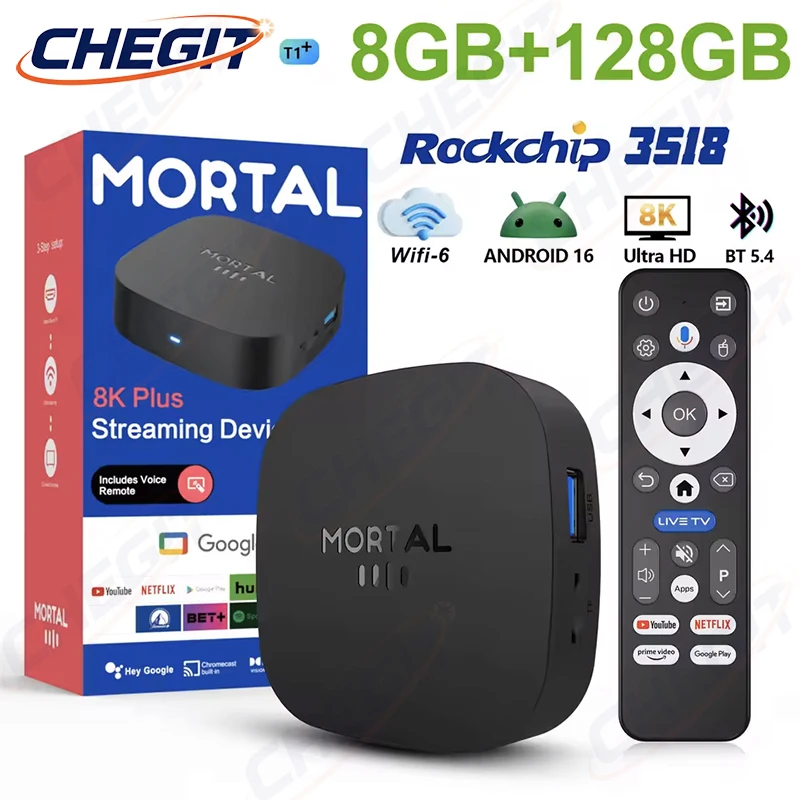 2026 New T1+ 8K HD TV Box Andr - огляд і ціна Home Cinema Tv