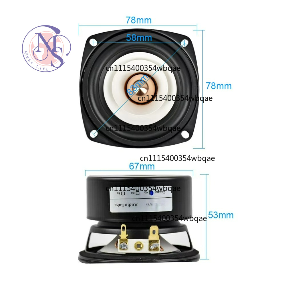 ZOCI-2Pcs 3Inch Audio Portable - огляд і ціна Audio Home Cinema